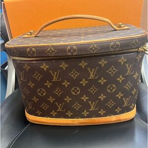 LV vanity case.